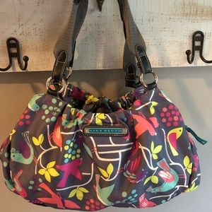 LILY BLOOM BIRD PRINT SATCHEL